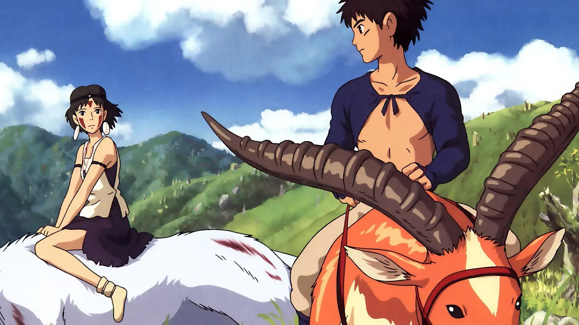 Princess Mononoke and Ashitaka