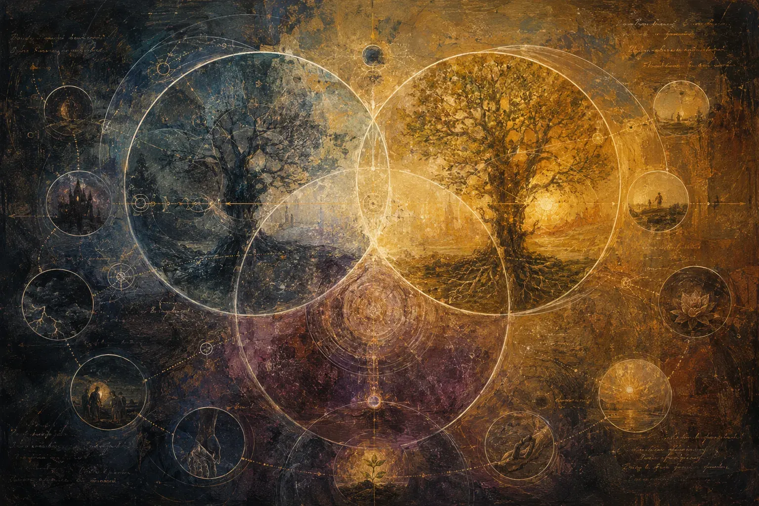 Rings of Causality (AI-generated)